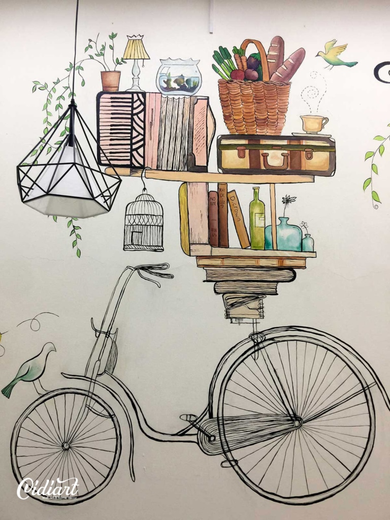Trang trí cửa hàng trà sữa