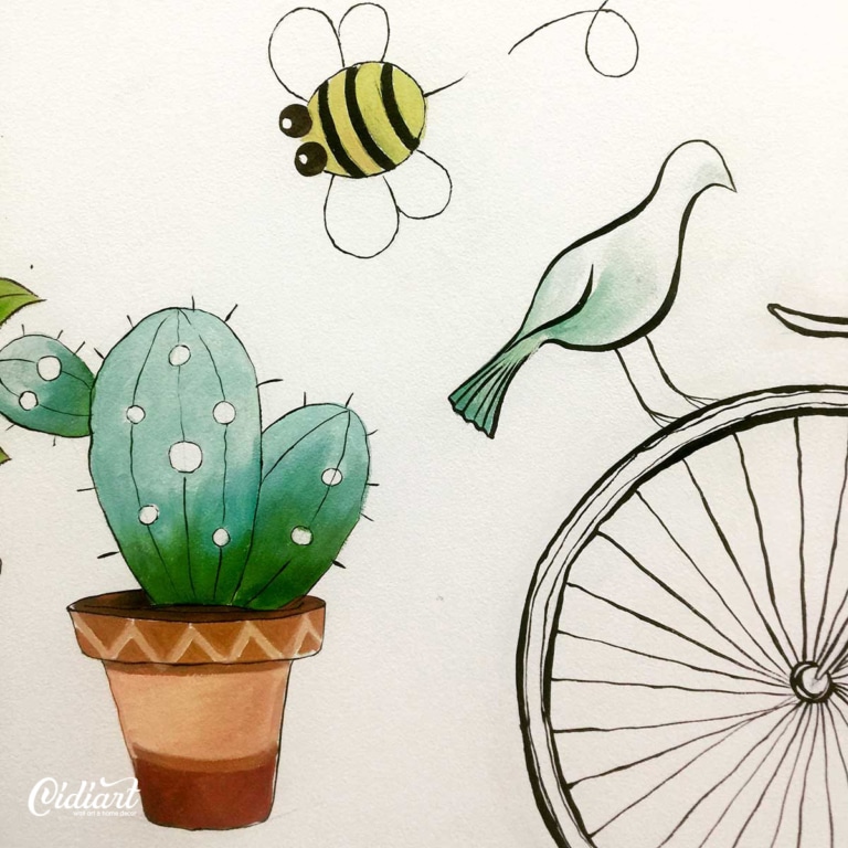 Trang trí cửa hàng trà sữa 10