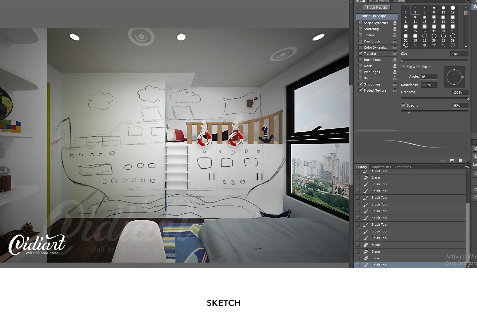 Phòng đọc sách cho bé với ý tưởng độc đáo - Đại dương kiến thức <3 2