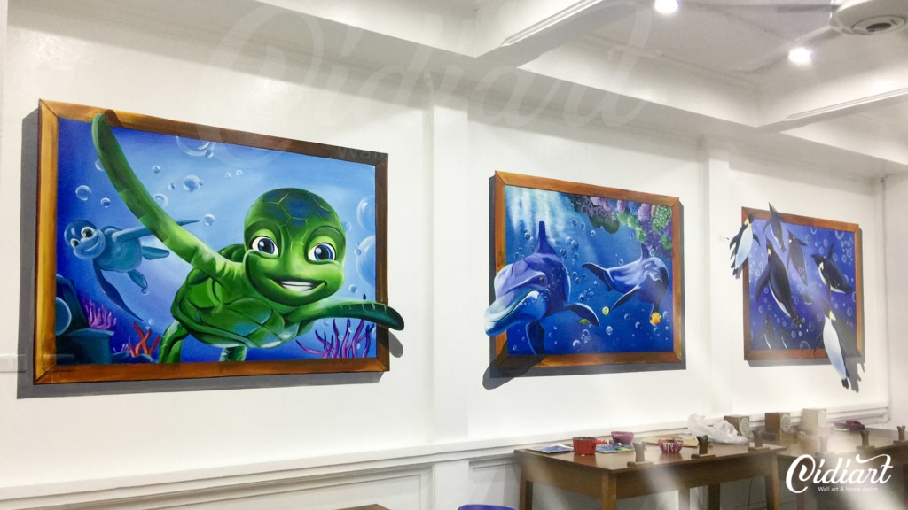 Vẽ Tranh Tường Phòng Ngủ Cho Bé 14
