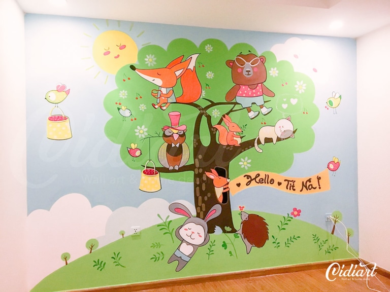 Trang Trí Phòng Cho Bé - Time City 1