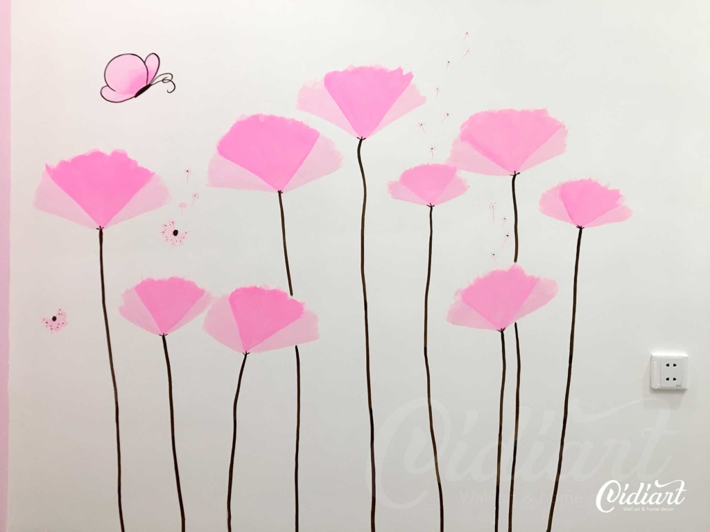 Trang Trí Phòng Em Bé – Hello Kitty Nhẹ Nhàng