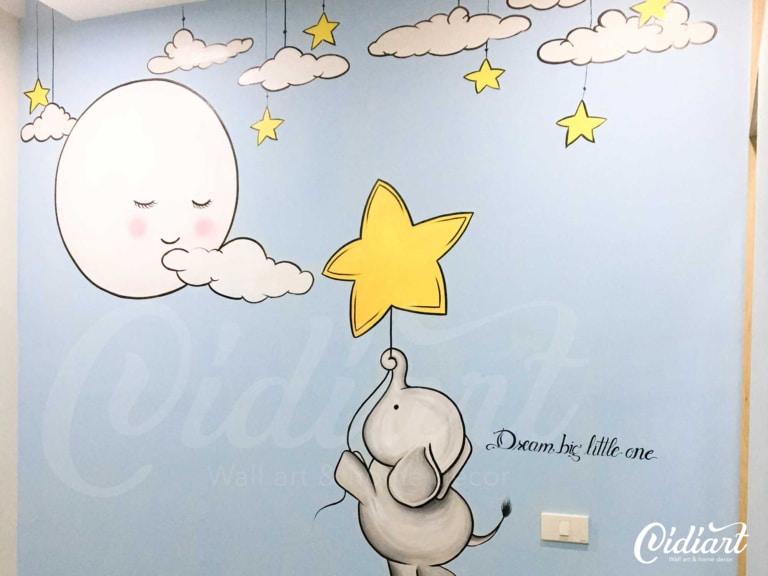 Trang trí phòng em bé - phòng ngủ 7