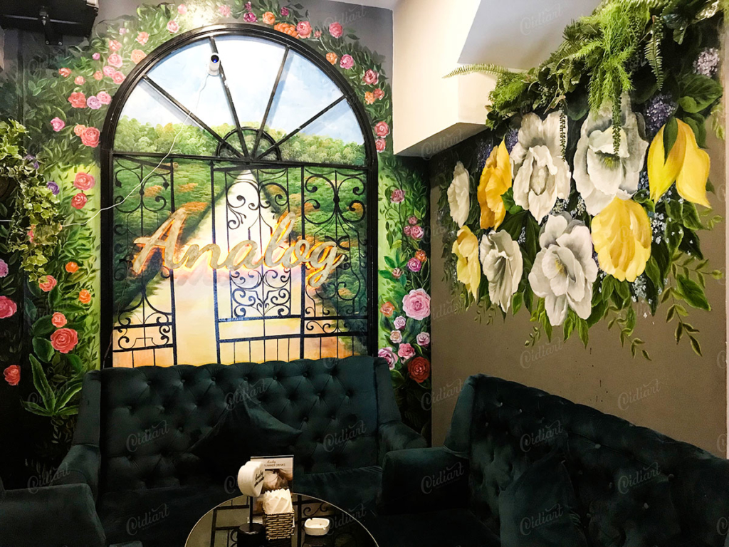 Vẽ Tranh Tường Quán Cafe Analog
