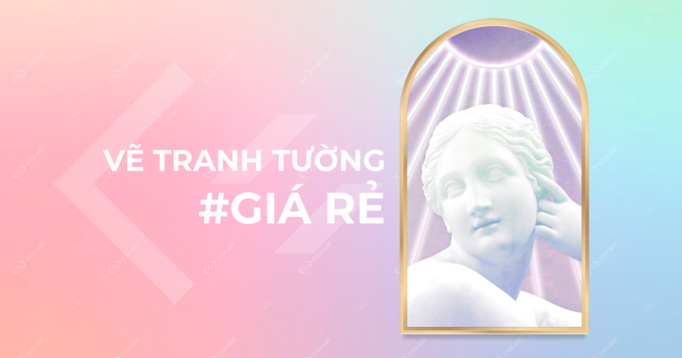 Vẽ Tranh Tường Giá Rẻ & Những Điều Bạn Nên Tìm Hiểu 9 ve-tranh-tuong-gia-re-2d-3d-cidiart