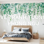 Vẽ tranh tường phòng ngủ đơn giản 57 Vẽ tranh tường phòng ngủ đơn giản 42