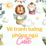 Vẽ tranh tường phòng ngủ cute: Tạo không gian ngủ đáng yêu và ấm cúng 58 Vẽ tranh tường phòng ngủ cute - CiDi Art