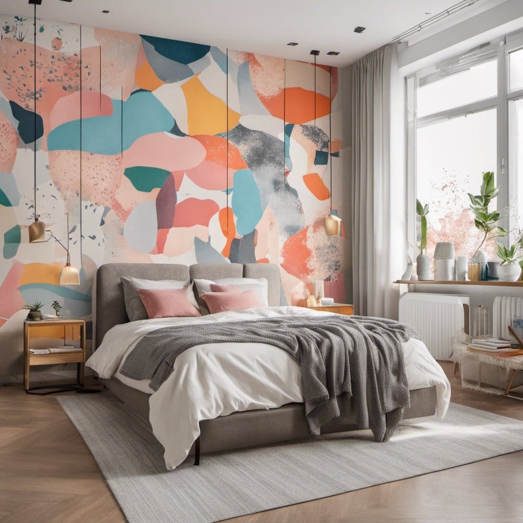 Ý tưởng vẽ tranh tường phòng ngủ