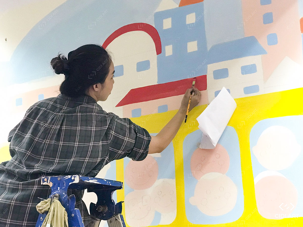 Hoạ sĩ vẽ tranh tường chuyên nghiệp - CiDiArt